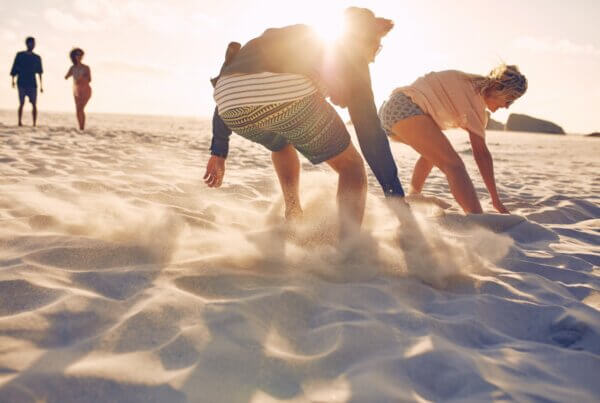 benefits sober living homes running competition on the beach