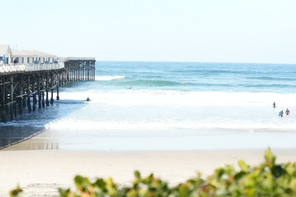 Surfing to Recovery - Pacific Beach, California Surfing outside of a Drug Detox Facility in Pacific Beach, California