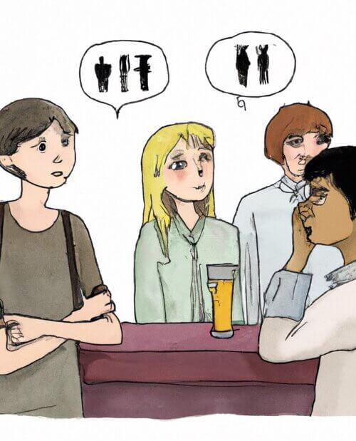 Young adults in deep conversation over drinks, expressing displeasure about relapsing and rehab